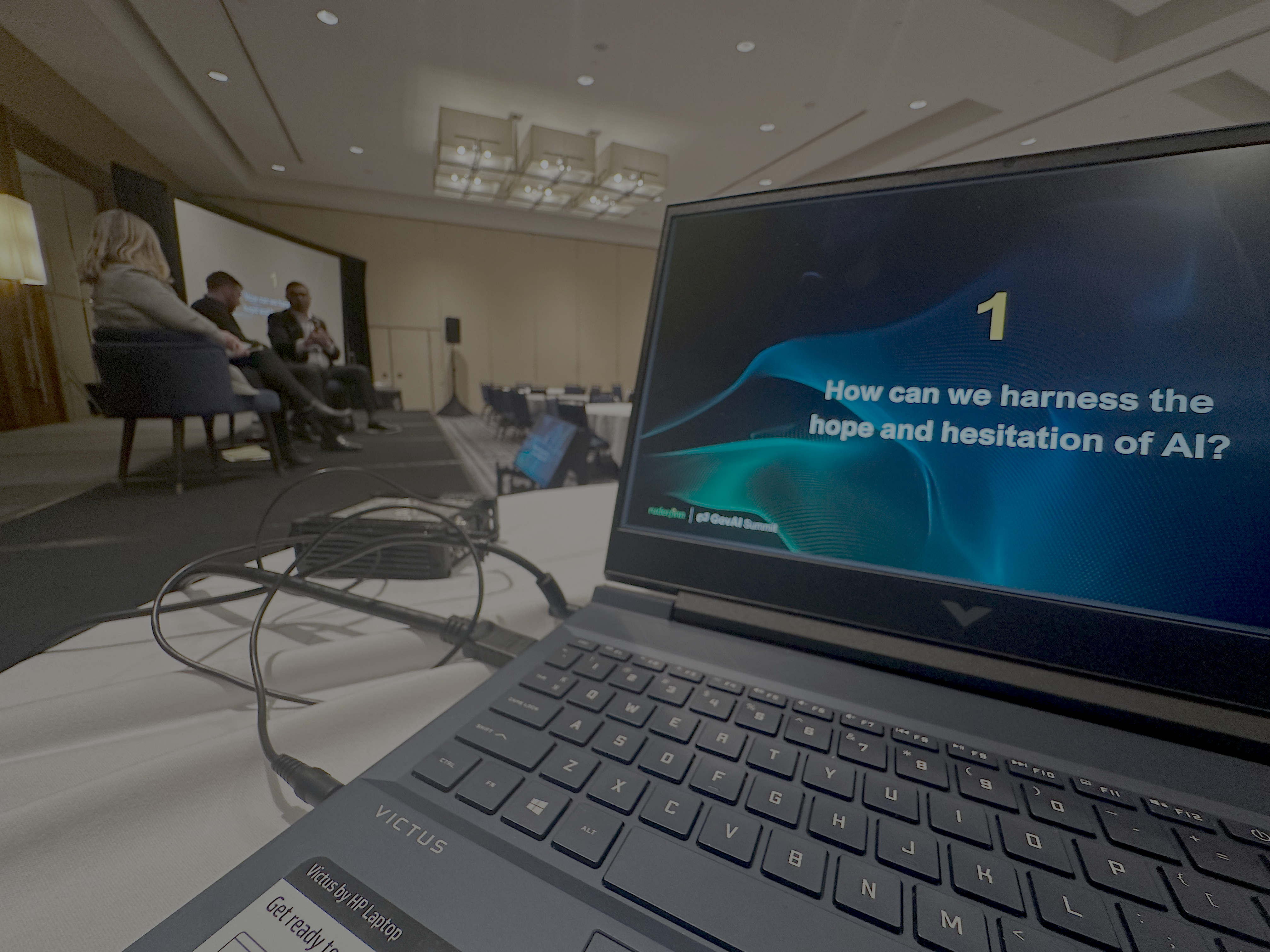 Ruder Finn AI conference work sample